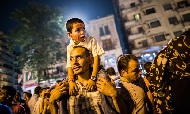Protestors in Cairo, June 2012. Photograph: Daniel Berehulak/Getty Images